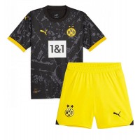 Borussia Dortmund Karim Adeyemi #27 Bortedraktsett Barn 2023-24 Kortermet (+ Korte bukser)